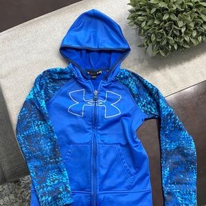 Under Armour boys size 6 zip up hoodie